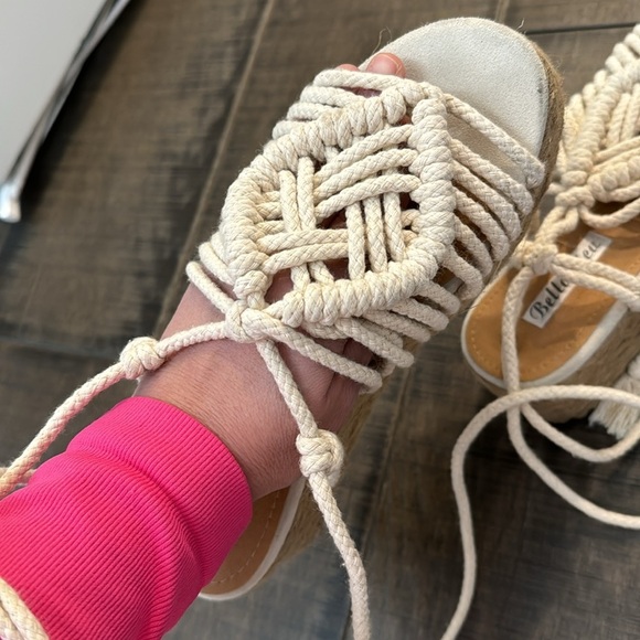 BELLAMICA BRAIDED SUMMER SANDALS SIZE 8 (38) - Picture 15 of 17
